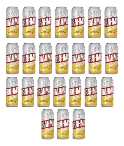 Cerveza Brahma Lata 473ml Rubia X24 Zetta Bebidas