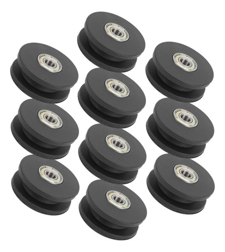. Polea De Gimnasio 10 Piezas 50 Mm Nylon Fitness