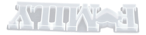 Moldes De Silicona Para La Familia De Moldes De Palabras