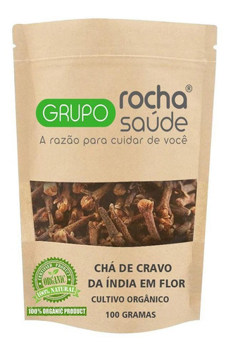 Chá De Cravo Da Índia Flor Orgânico 100 Gramas