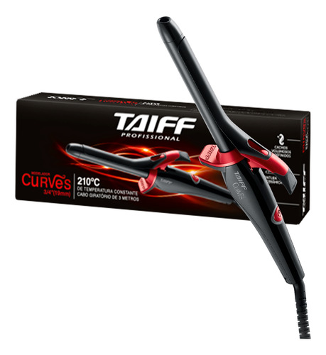 Modelador Curves Red 3/4 (19mm) Bivolt - Taiff Profissional