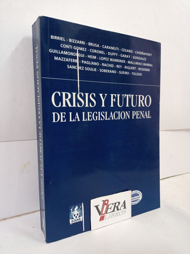 Crisis Y Futuro De La Legislación Penal - Birriel / Bizzarri