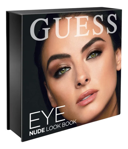 Set Ojos Guess Eye Nude Sombras Delineador Rimel Y Espejo