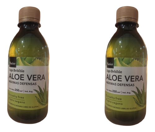 Aloe Vera X2 Máxima Defensas Depurativo 250ml 