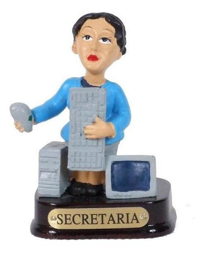 Miniatura Secretaria Em Resina 8 Cm