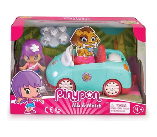 Pinypon Coche Mix Is Max Muñeca Y Accesorios