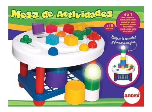 Mesa Didactica De Actividades Y Encastre Antex Mundo Manias