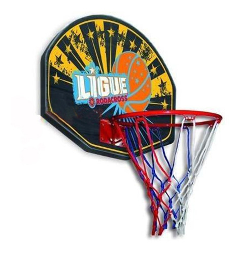 Aro Tablero Liga Basquet + Pelota P/ Pared Rodacross 30cm Di