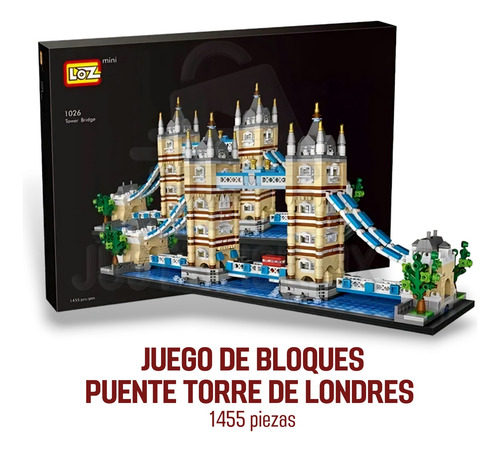 Juego De Bloques Puente De Londres 1455 Piezas Construcción