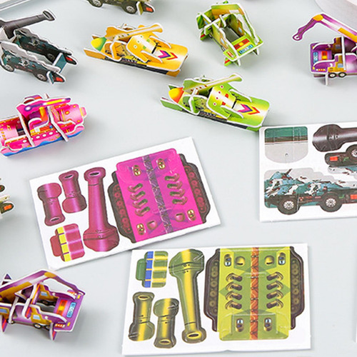 Rompecabezas 3d Temáticos De 10 Piezas, Rompecabezas A Auto