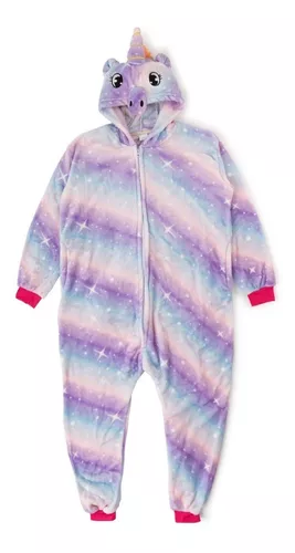 Pijama Unicornio Multicolor Entero Niña