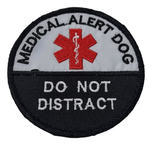 Parche Bordado Do Not Distract Perro Medico K9 Made In Usa