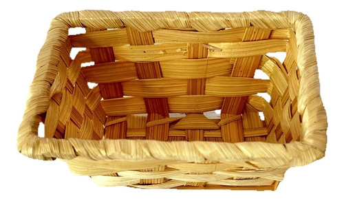 Panera Mini De Bambú Rectangular