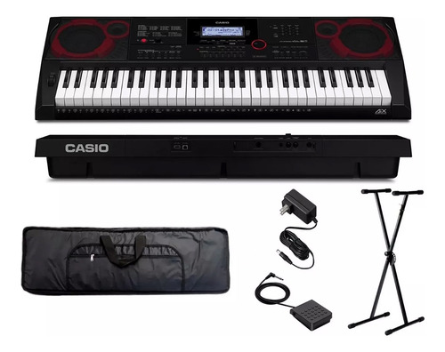 Teclado Casio Ct-x3000 Sensitivo +funda Fuente Soporte Pedal