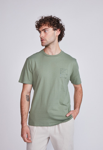 Polera Hombre Polmera Verde Sioux    