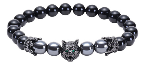 La Pulsera De Un Lobo Negro Refleja Un Temperamento Más Negr