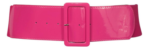 Evogues Cinturón De Moda De Charol Ancho Para Mujer Rosa - T