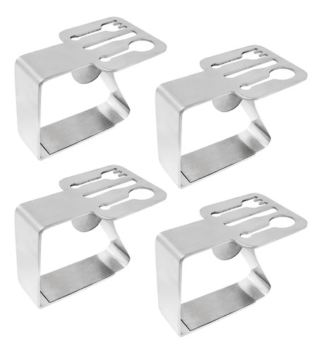 4pcs Decorativo Mantel Clips De Acero Inoxidable Engros...