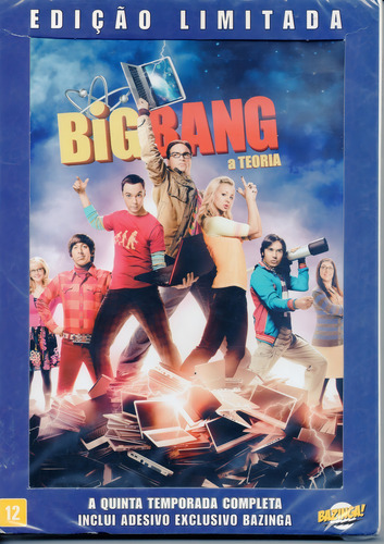 Dvd Triplo Big Bang A Teoria A Quinta Temporada - Dublada