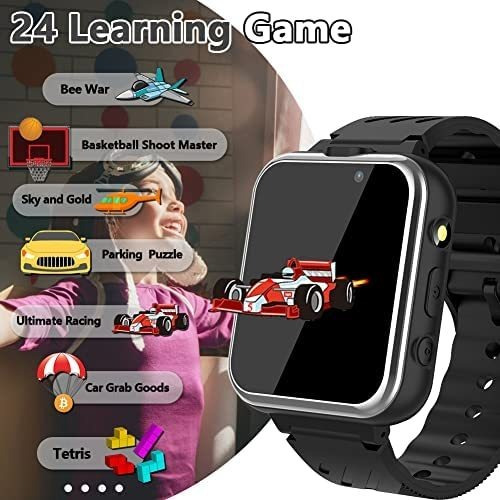 Reloj Inteligente P/niños Ovv De 3-12 Años - Negro