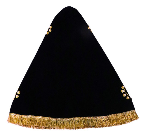 Manto Nossa Senhora Aparecida 40cm E Coroa Folheada