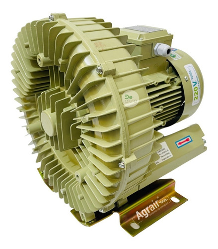 Imagen 3 de 8 de Blower De 3 Hp Trifásico Referencia Hg-2200 C2 Agrair