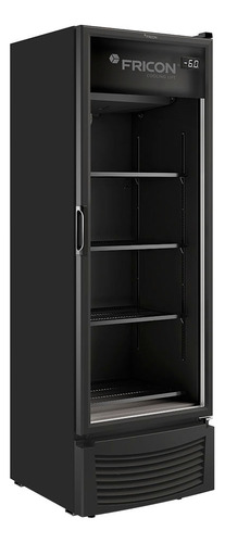 Cervejeira Porta De Vidro 433l Fricon Vcfc433 Black 110v Cor Total Black