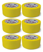 Comprar Kit 6 Fita Crepe Automotiva A128ra Amarela 48mm X 40m Adere