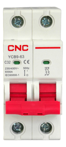 Int. Automatico Cnc 2x32a 6ka C