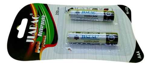 Pilas Recargables Aaa Jiabao 350 Mah 2 Unidades