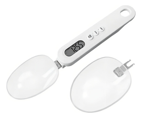 Cuchara Gramera Digital Medidora Pesa 500 Gramos Capacidad Máxima 500 G Color Blanco