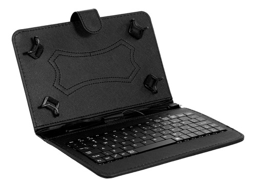 Funda Plegable Tipo Folio Para Tableta Con Teclado Pu Y Magn