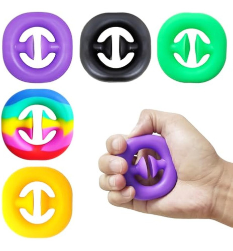 Paquete De 5 Juguetes Fidget Snapper Para Aliviar El Estrés,