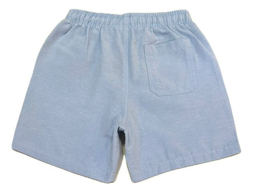 Bermudas Ogochi Em Linho Juvenis Masculinas Resorts Casuais