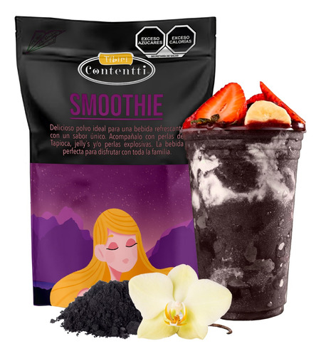 Smoothie Black Carbon Vainilla 125 G Tibiri Contentti