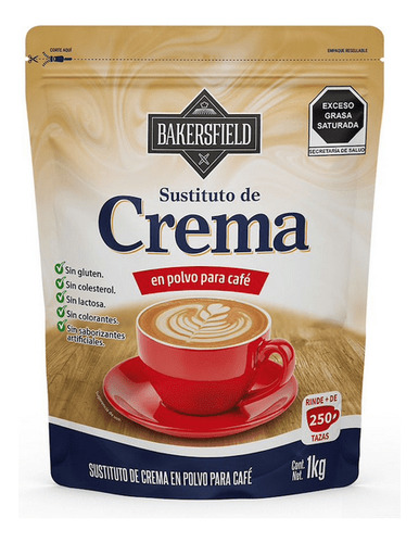 Sustituto De Crema En Polvo Para Café Bakersfield 1 Kg