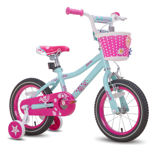 Joystar Paris  Bicicleta De Nina Para Edades De 3 A 9 Anos,