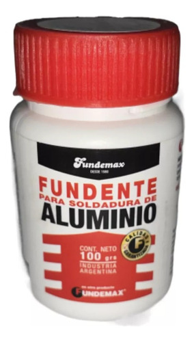Fundente Para Soldadura De Aluminio 100gr Fundemax