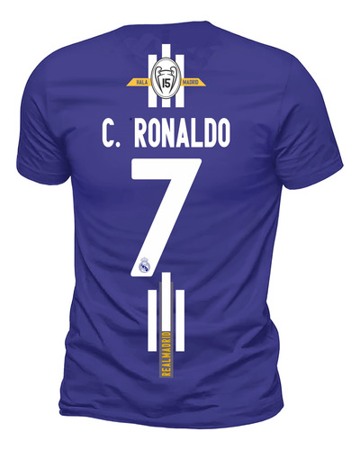 Playera De Niño Cr7 C. Ronaldo Real Madrid Dry Fit