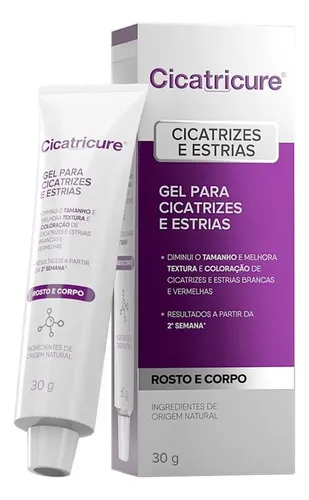 Gel Cicatricure 30g Cicatrizes E Estrias - 1 Peça