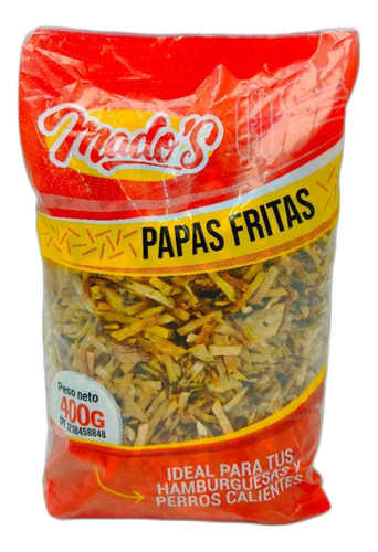 Papas Fritas Perro Hamburguesa Mados 400gr 0167 1.80 Ml.