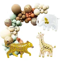 Comprar Combo Globos Safari Animalitos Selva Bosque Verde Oliva