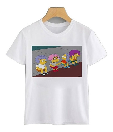 Polera Los Simpsons Pelucas