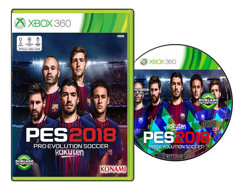 Pro Evolution Soccer 2018 - Pes 2018 Xbox 360 Novo Lacrado
