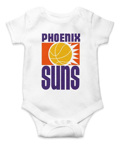 Body Para Bebé Personalizado Phoenix Suns Logo Vintage