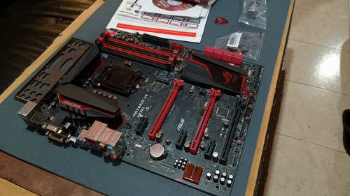 Motherboard Asus Z97 Maximus Vii Hero (se Reinicia) Negro