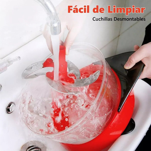 De Processador De Alimentos Manual, Picador Com 5 Lâminas