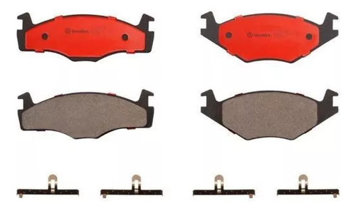 Balatas Delanteras Jetta Gli Carat 1990-1991-1992 Brembo