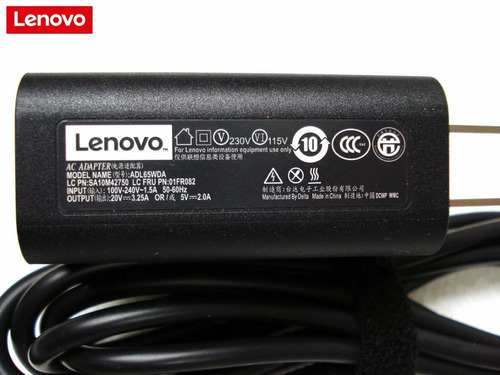 Cargador Original Lenovo Yoga 4 Pro 3 700 Yoga 900 20v 65w