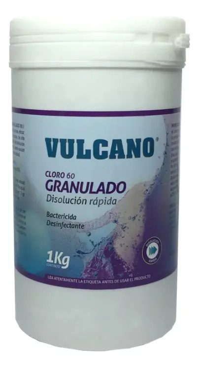 Clor Vulcano Granulado 1kg